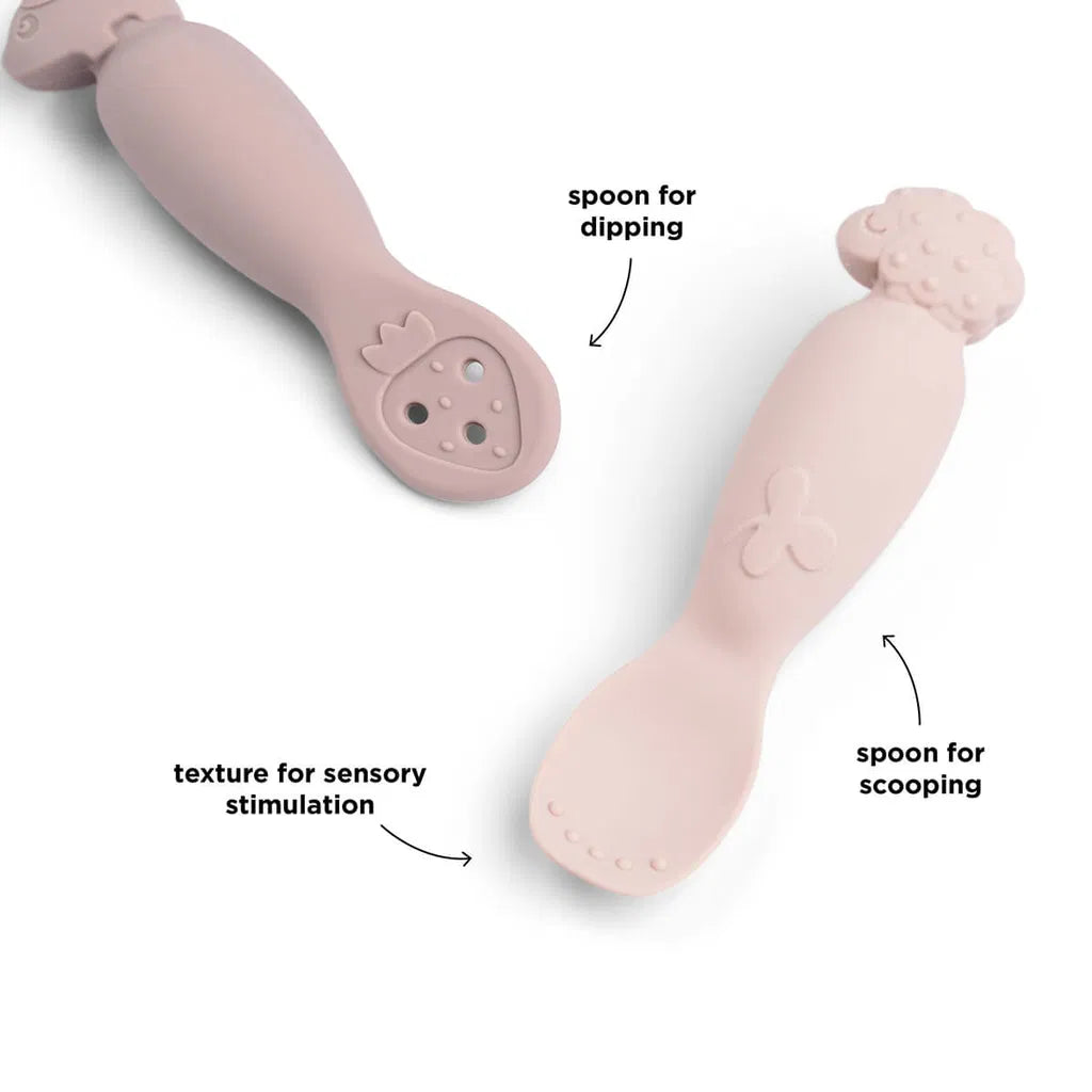 Oefen lepelset - Learning spoon set - Tiny farm - Powder - Done by Deer