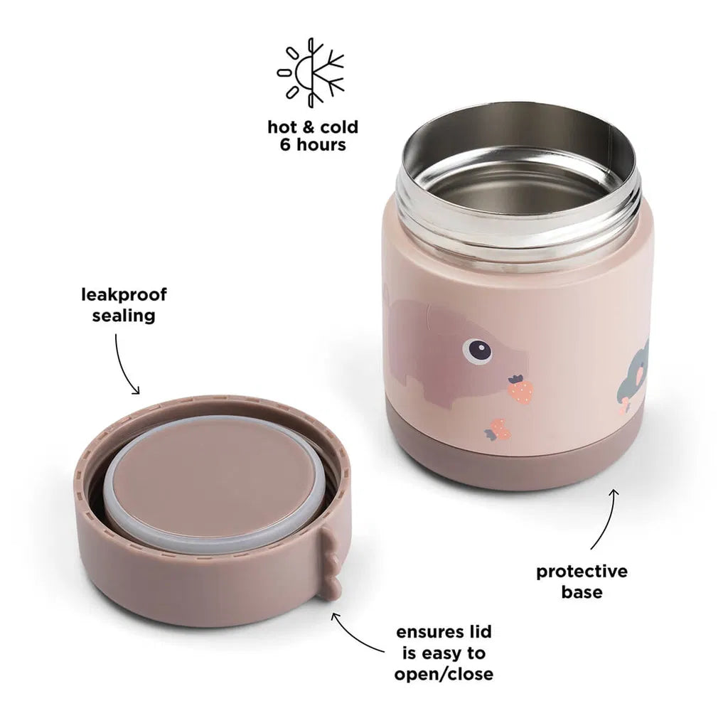 Thermo bewaarbeker - Insulated food jar - Tiny farm - Powder - 300 ml - Done by Deer - productfoto - afbeelding 2