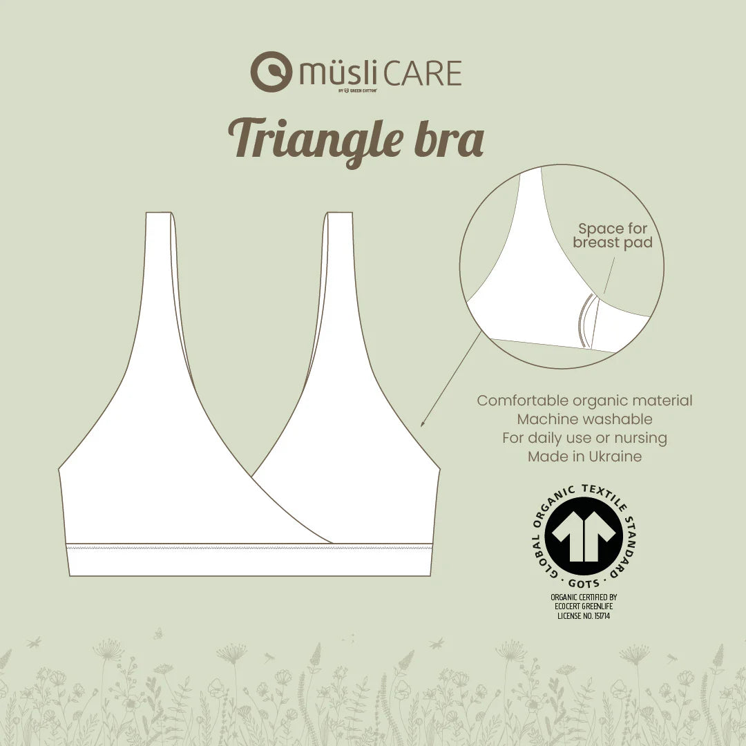 Muesli - Triangle nursing bra - Voedings bh