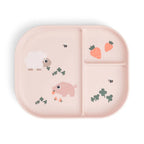 Vakken bordje - Foodie compartment plate - Tiny farm - Powder - Done by Deer - productfoto - afbeelding 4