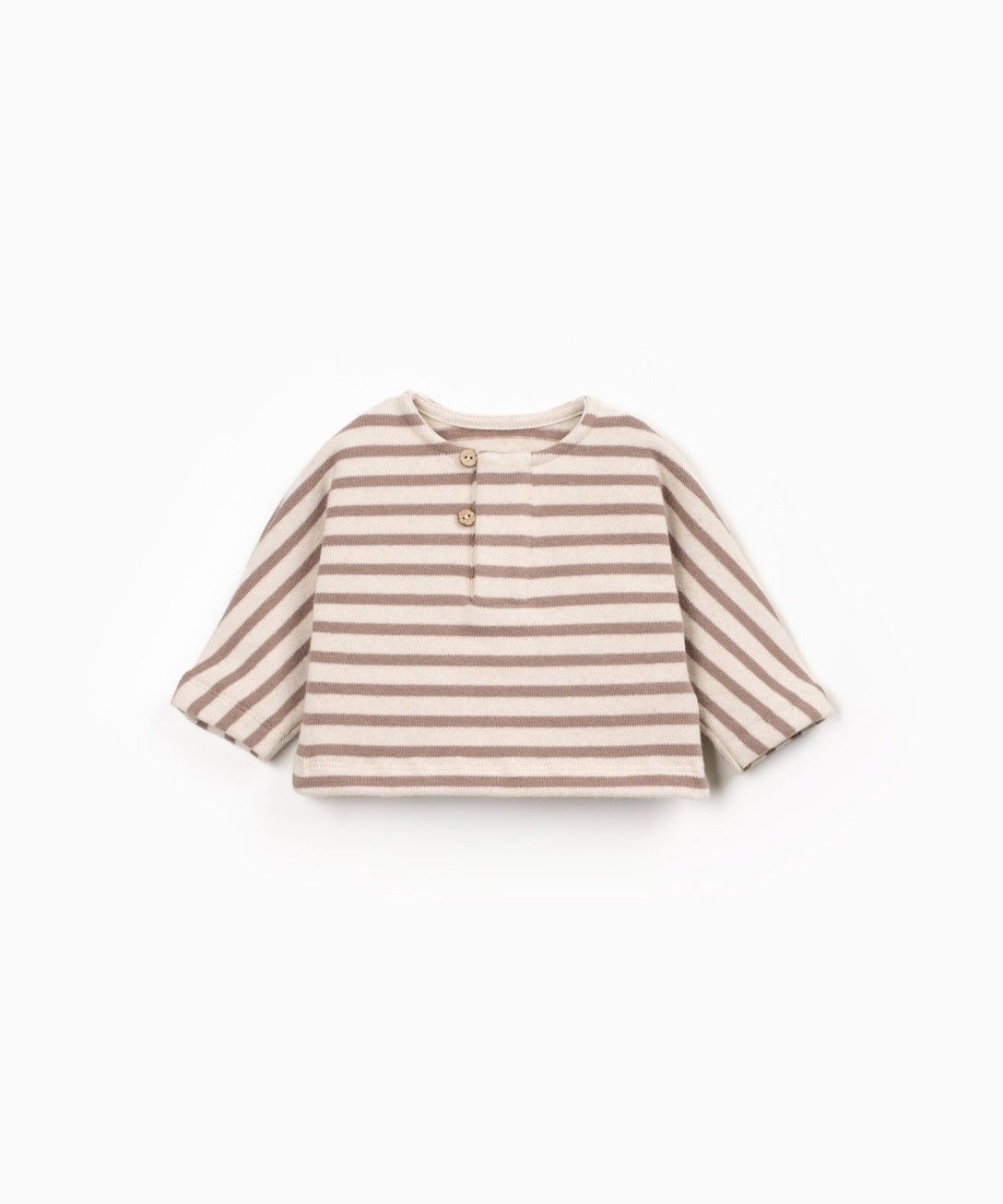 Gestreepte jersey top - Katoenmix - Drawing - Play Up