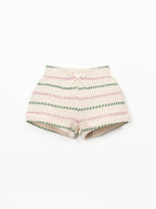 Short met streepjes - Gerecycled katoen - Playup - voorkant