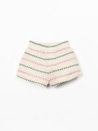 Short met streepjes - Gerecycled katoen - Playup - achterkan