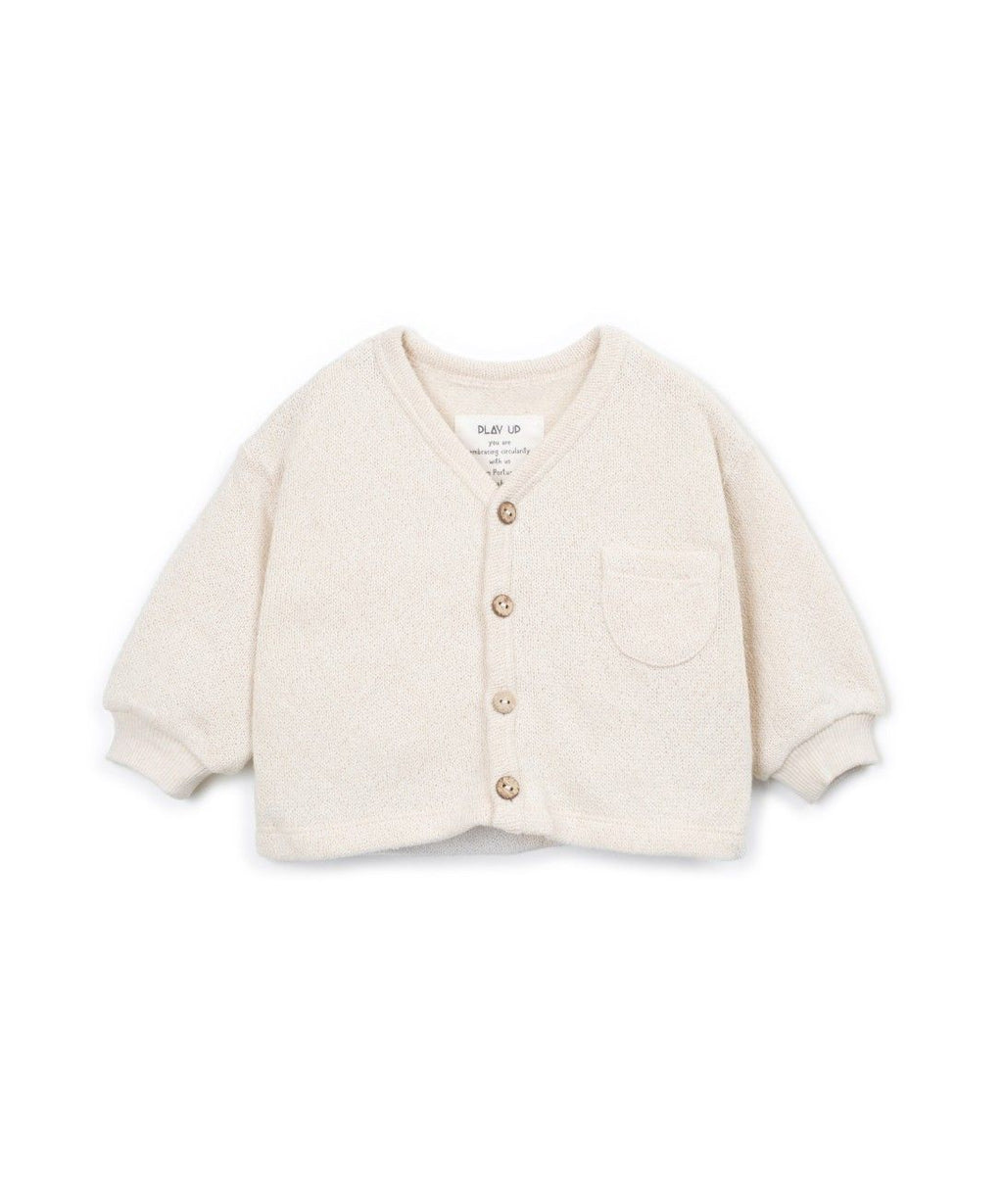 Cardigan - Cotton - Sketches/beige - Play Up