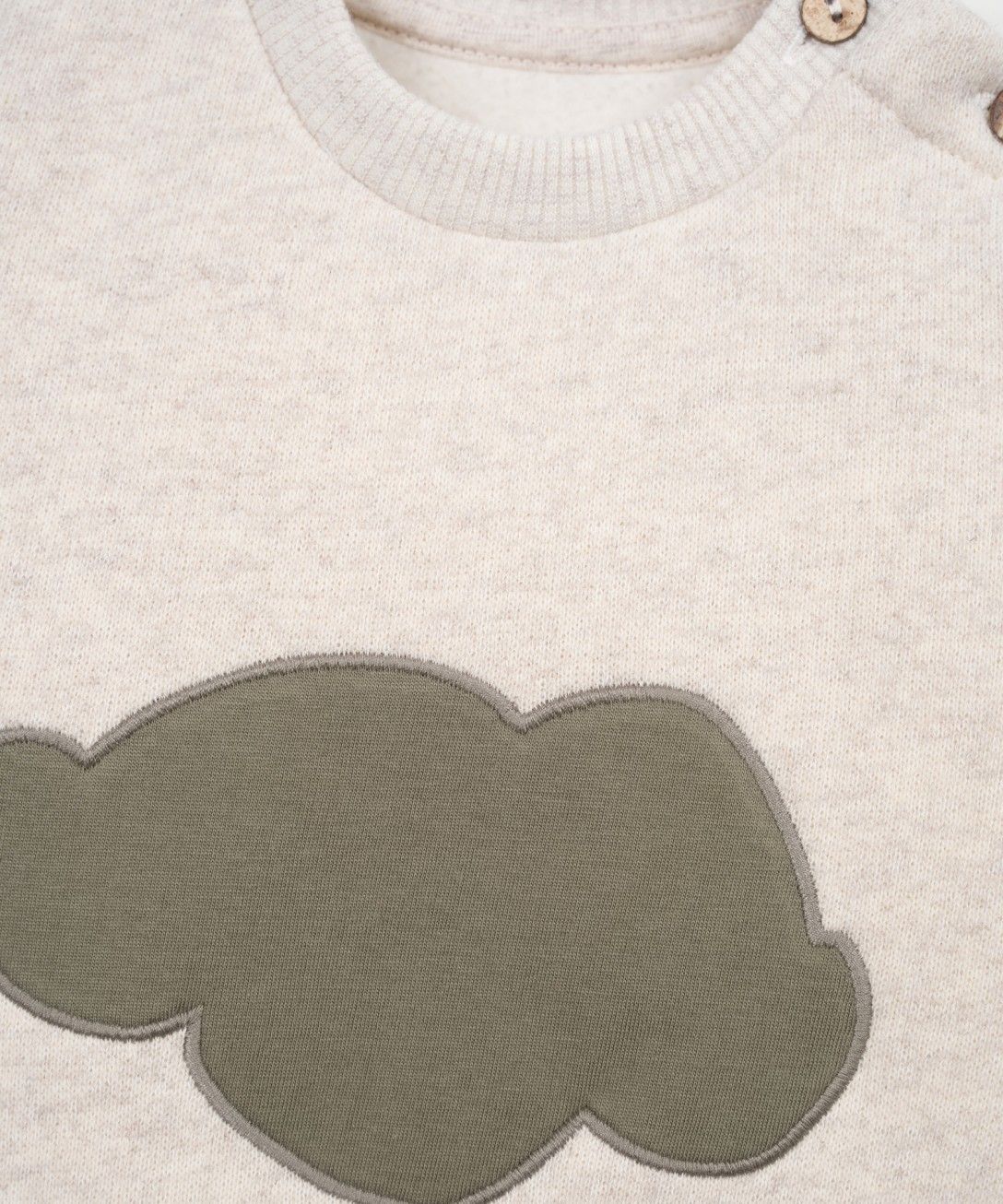 Fleece-Overall mit Wolke – Baggy Fit – Baumwollmix – Sketches – Play Up