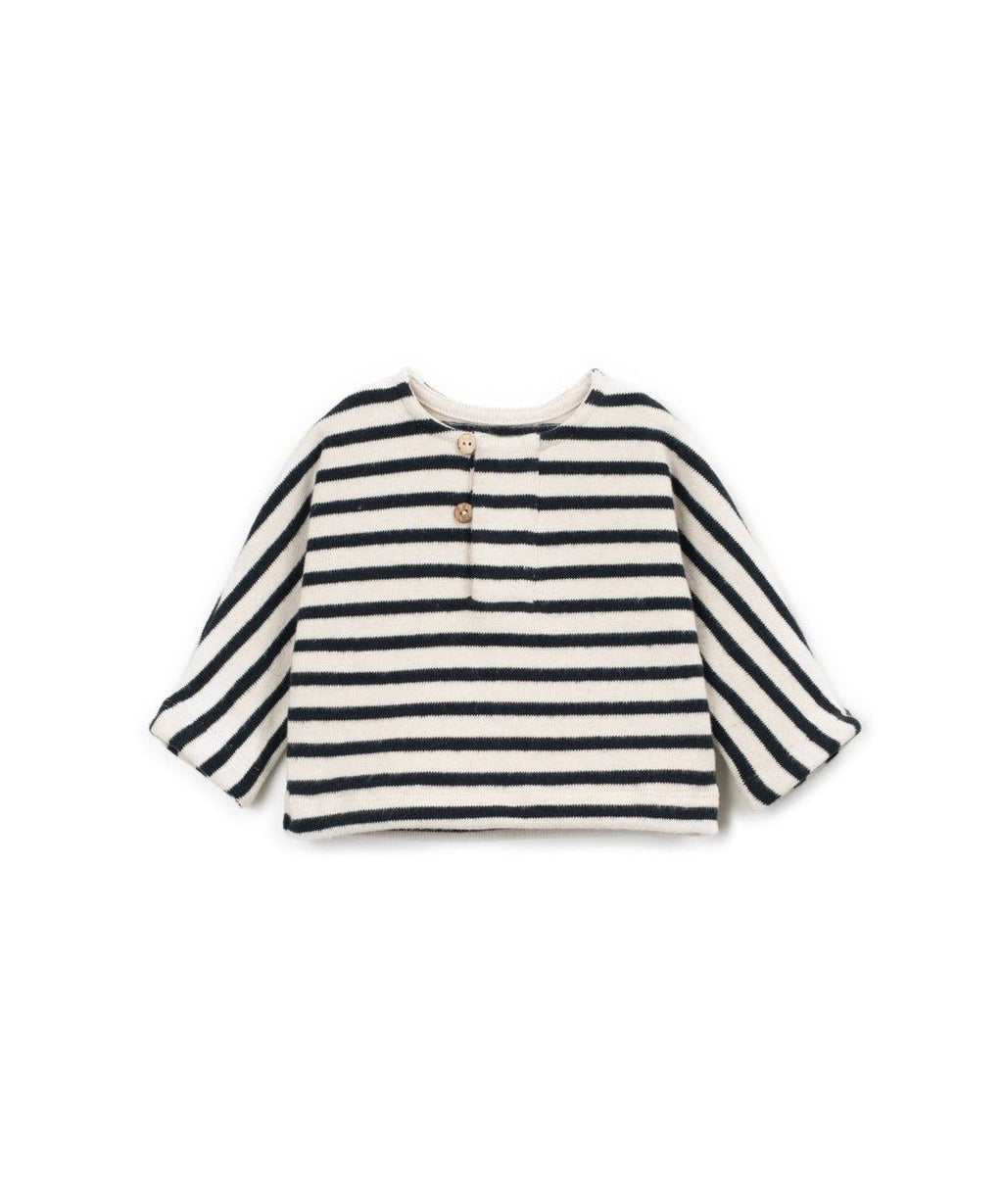 Gestreepte jersey top - Katoenmix - Cocoon - Play Up