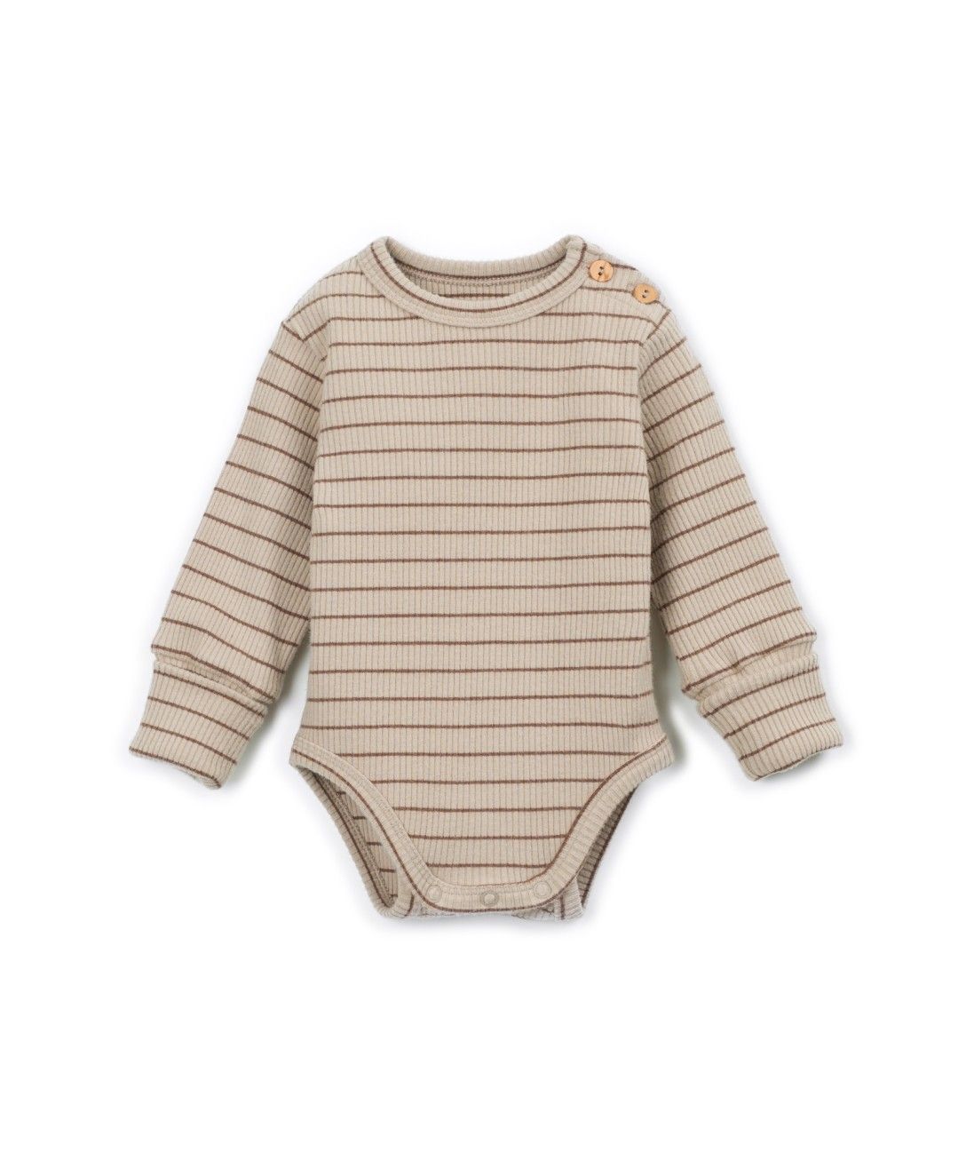 Geribde romper met strepen - Katoen & modal - Tufting - Play Up