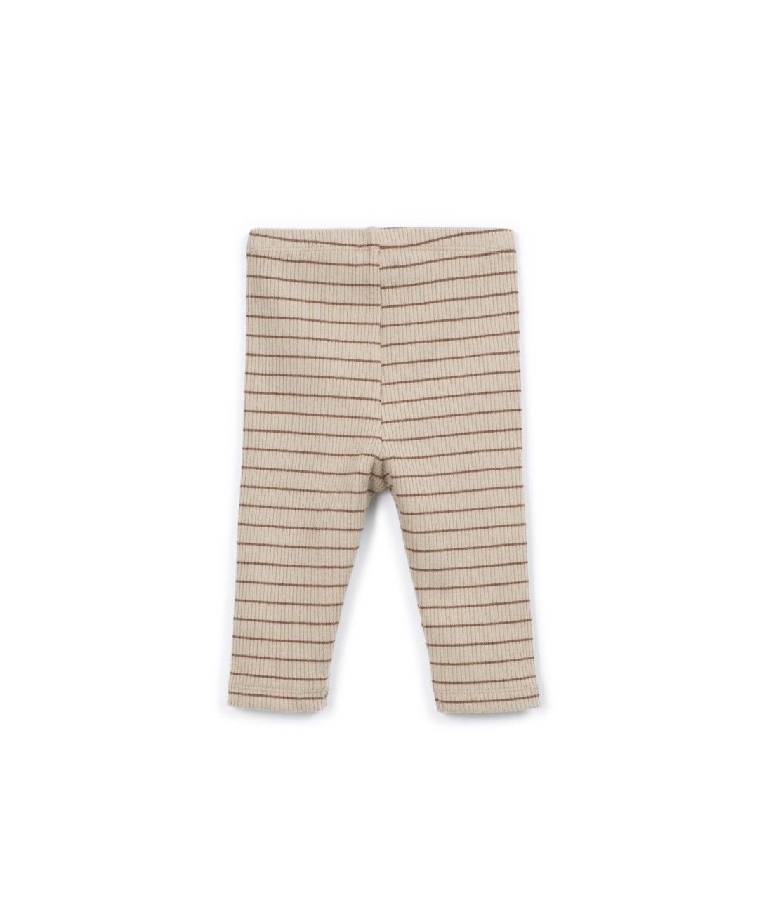 Geribde legging met strepen - Katoen & modal - Tufting - Play Up