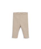 Geribde legging met strepen - Katoen & modal - Tufting - Play Up