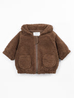 Teddy babyjasje - Biologisch katoen - Bruin - Play Up