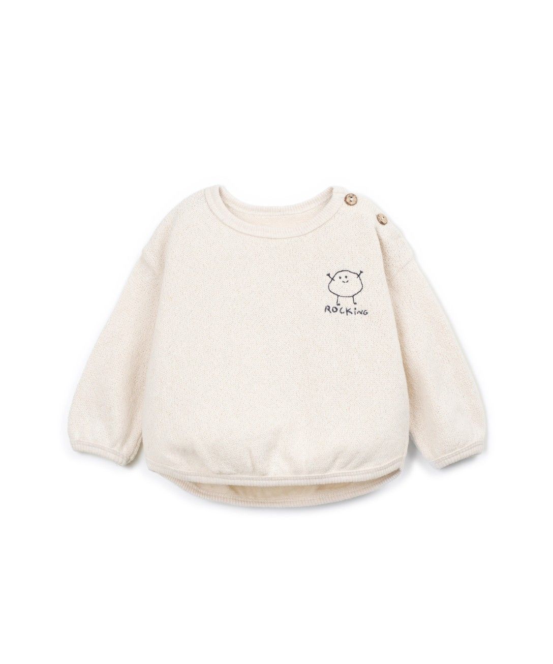 Sweater Rocking Sketches - Katoen & gerecycled katoen - Play Up