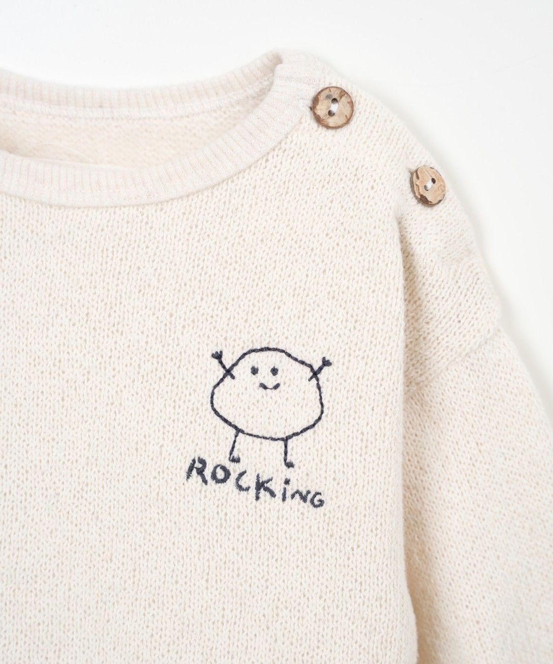 Sweater Rocking Sketches - Katoen & gerecycled katoen - Play Up