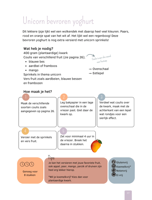 Lekker door kids – Gezond kinderkookboek – Meer dan 30 recepten zonder toegevoegde suikers – STERK & ZOET