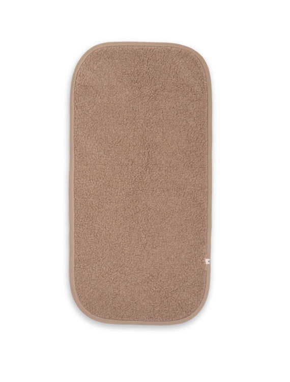 Wolliger Matratzenschoner Wiege - Light Tan 80 x 42 cm – 100% Wolle – Alwero
