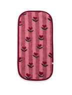 Wollen matrasbeschermer wieg - Cherry pattern - 80 x 42 cm – 100% wol – Alwero