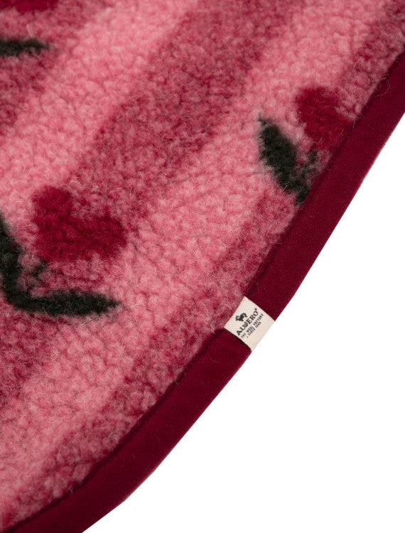 Wollen matrasbeschermer wieg - Cherry pattern - 80 x 42 cm – 100% wol – Alwero
