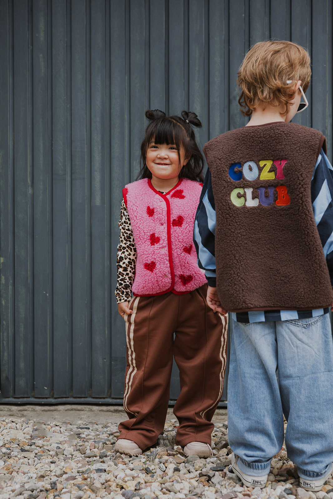 Alwero x Salty Tyb Junior – Gilet sans manches en laine pour enfant – Alwero x Salty Stitch