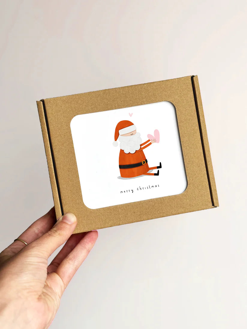 Setje van 8 kerstkaarten incl. enveloppen en stickervel - Alijt