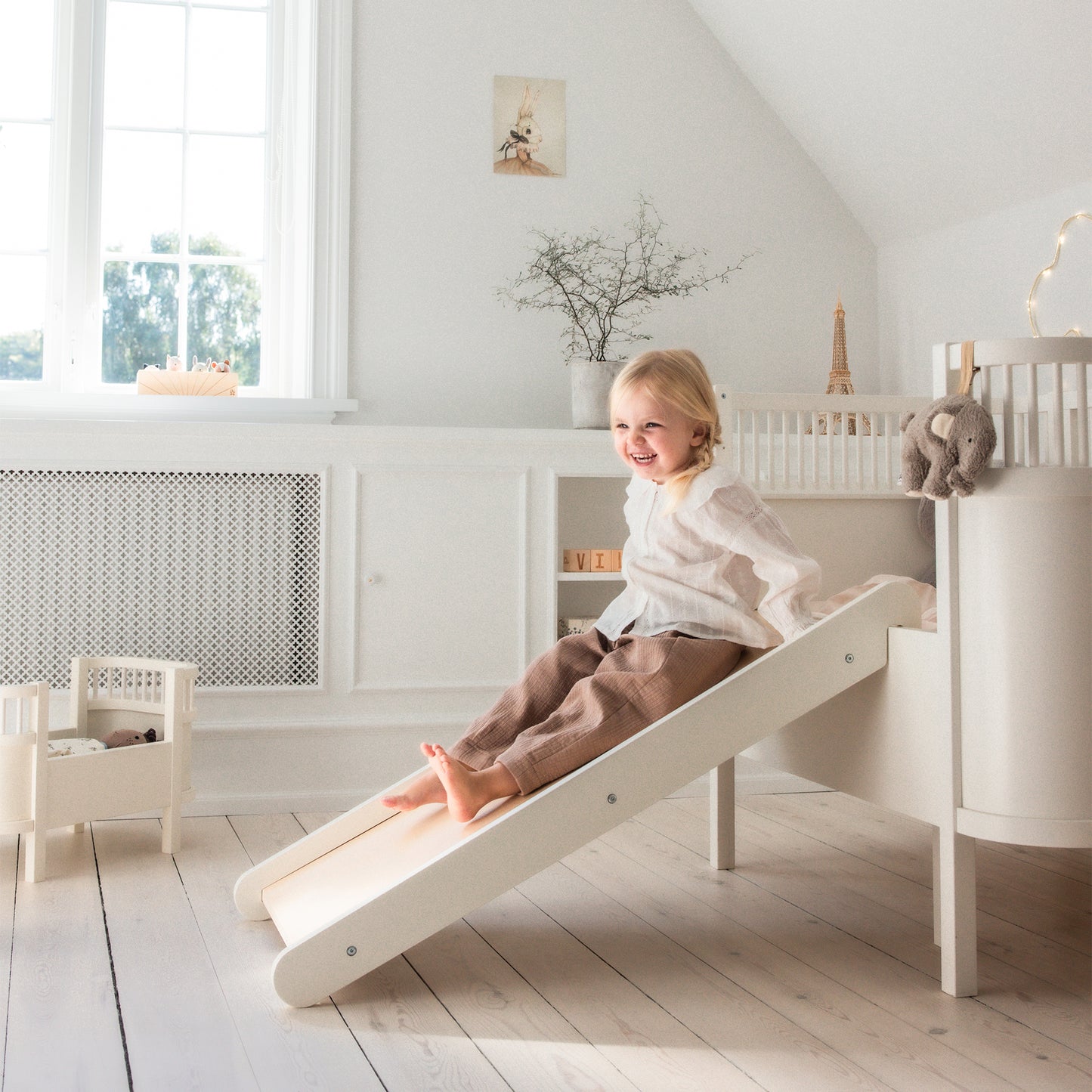 Sebra Baby en Junior Bed - Classic White - Beukenhout - Sebra
