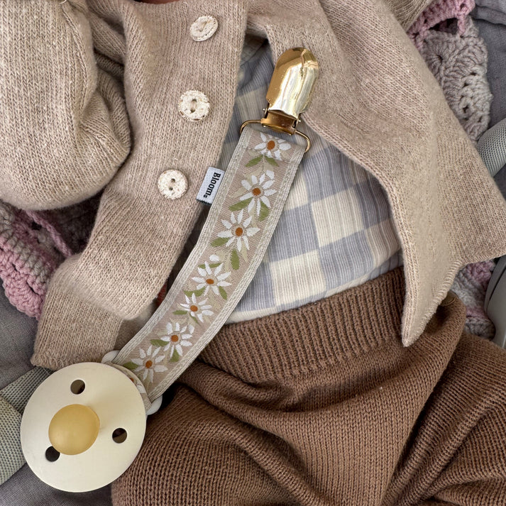 Speenkoord Nice - Handgemaakt - Baby Bloom Clips