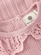 Pointelle romper met kraagje - Katoen - Body LS Pointelle - En Fant - voorkant - afbeelding 6