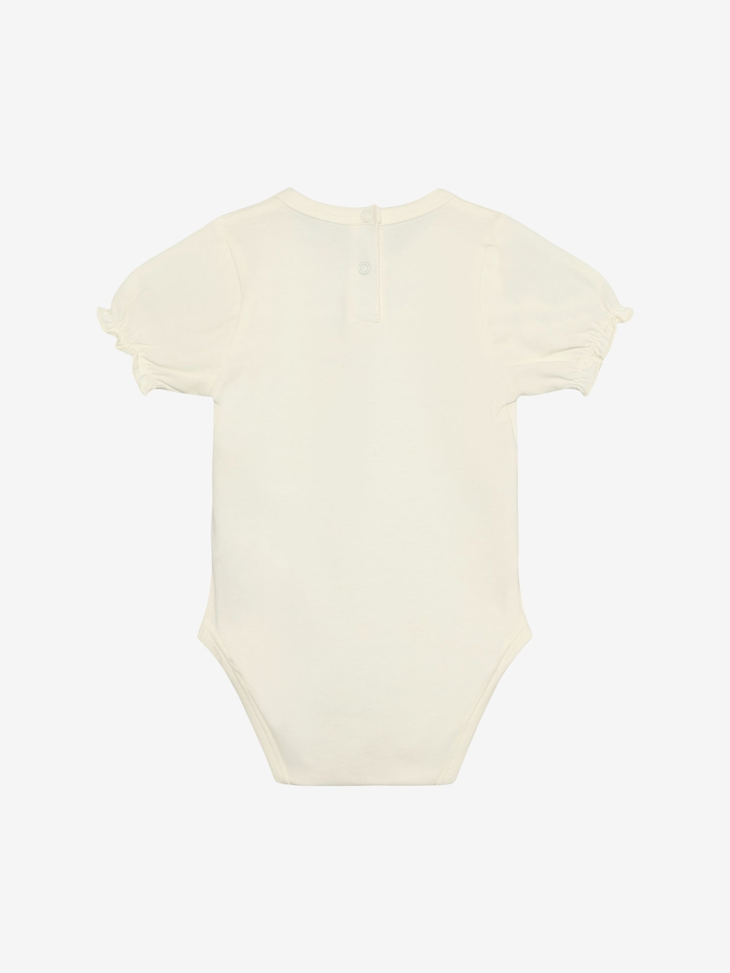 Strampler Kurzarm - Baumwolle - Eggnog - Body SS Embroidery - En Fant