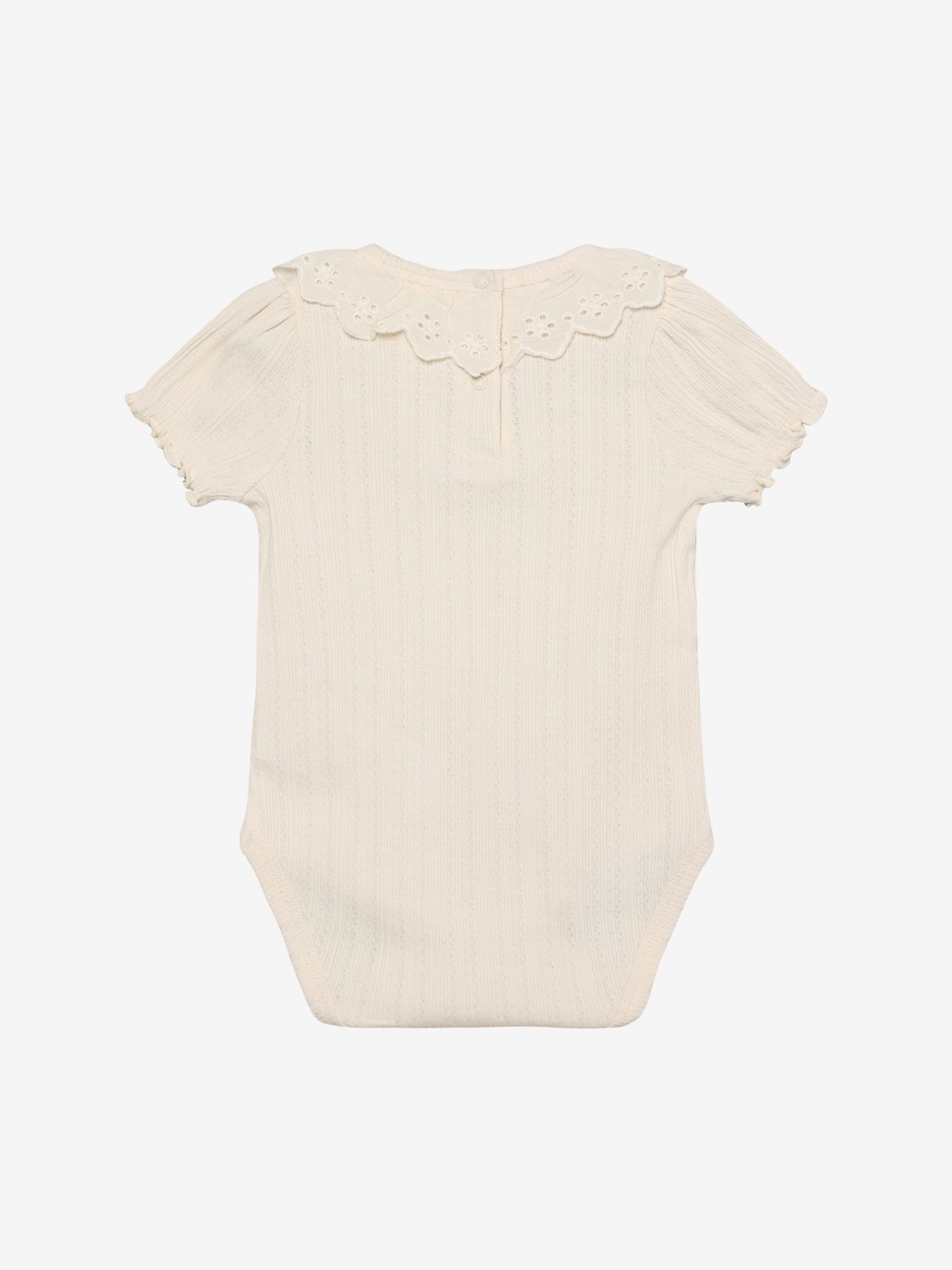 Pointelle-Strampler mit Kragen – Kurzarm – Baumwolle – Body LS Pointelle – En Fant
