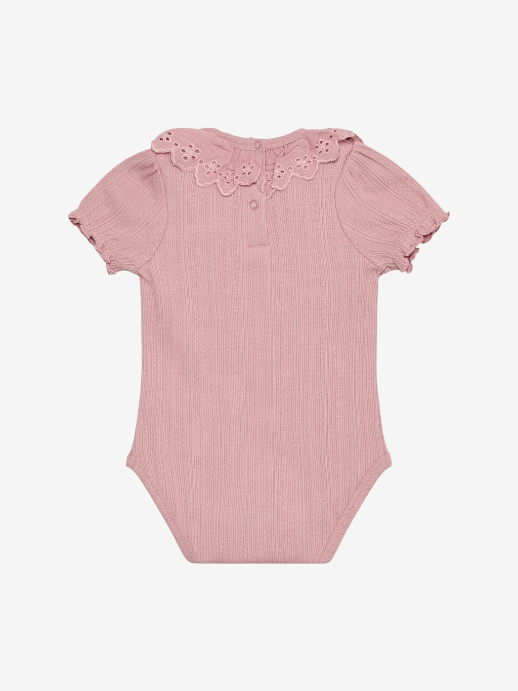 Pointelle romper met kraagje - Korte mouw - Katoen - Body LS Pointelle - En Fant - voorkant - afbeelding 4