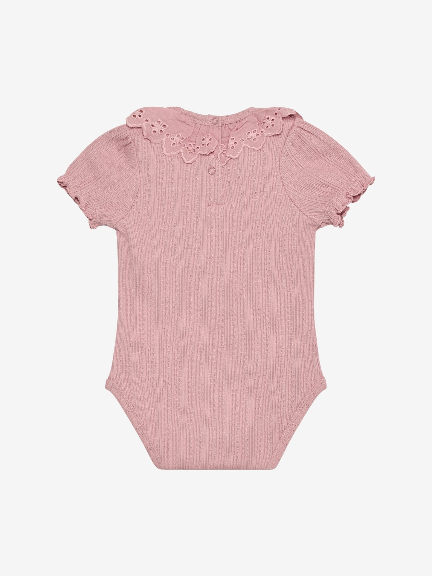 Pointelle-Strampler mit Kragen – Kurzarm – Baumwolle – Body LS Pointelle – En Fant
