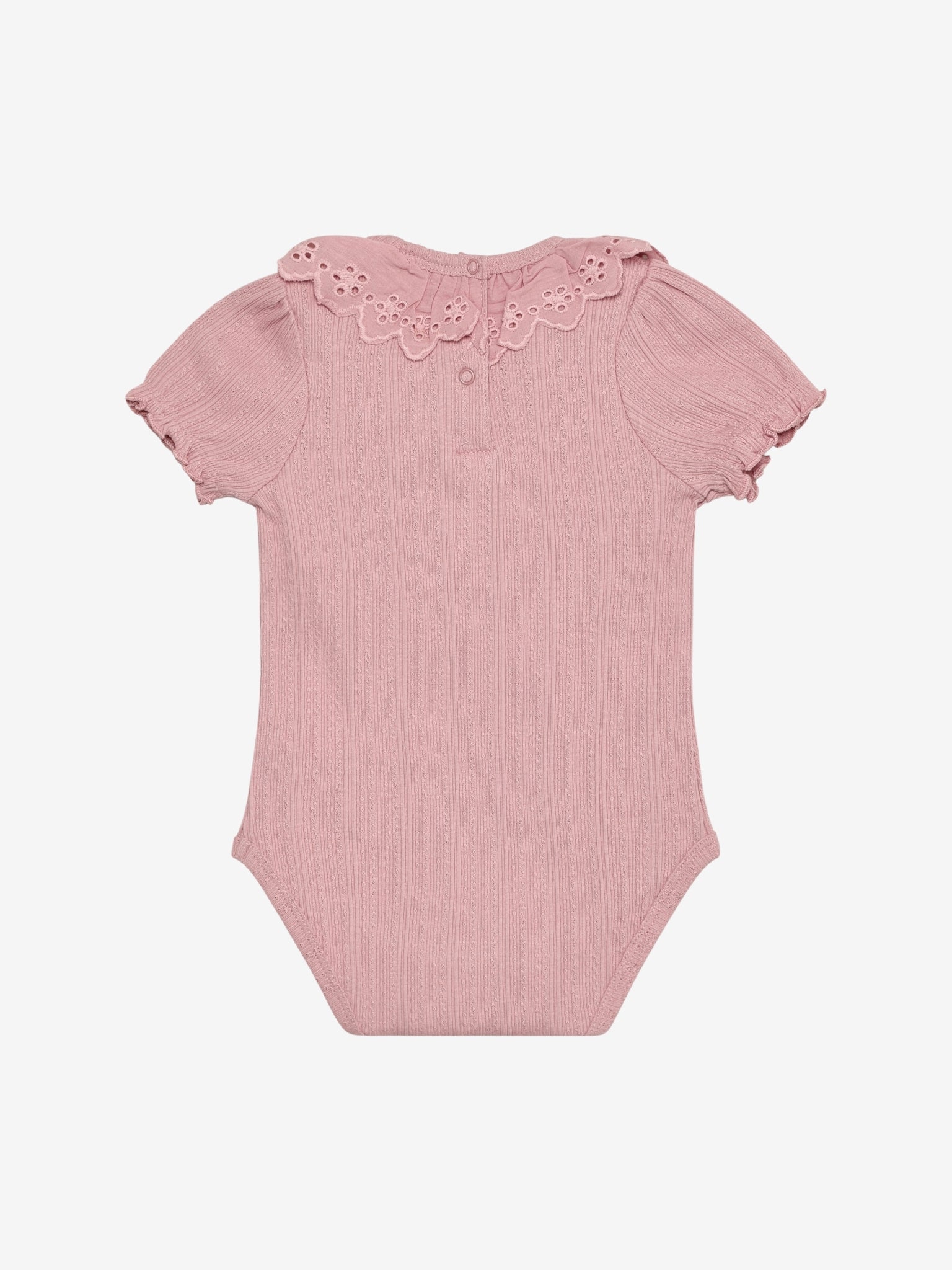 Pointelle romper met kraagje - Korte mouw - Katoen - Body LS Pointelle - En Fant - voorkant - afbeelding 4