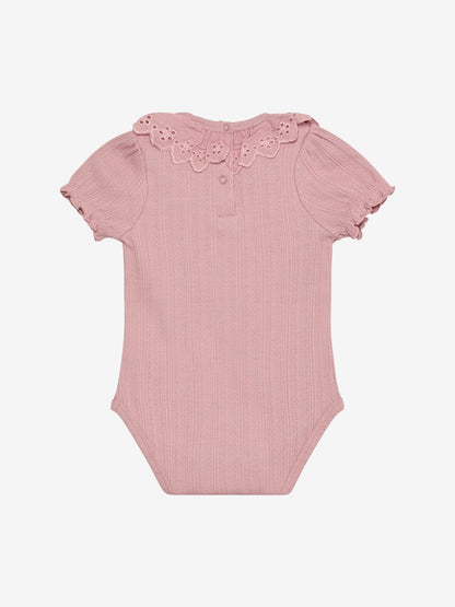 Pointelle-Strampler mit Kragen – Kurzarm – Baumwolle – Body LS Pointelle – En Fant