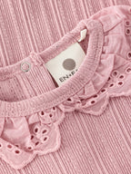 Pointelle romper met kraagje - Korte mouw - Katoen - Body LS Pointelle - En Fant - voorkant - afbeelding 5