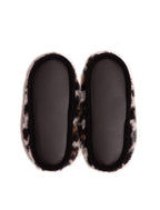 Cloudlet Slippers – Women's Wool Slippers – Leopard – 100% Wool with Eco-Sole – Alwero
