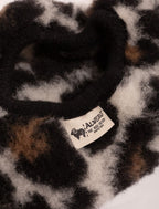Cloudlet Slippers – Women's Wool Slippers – Leopard – 100% Wool with Eco-Sole – Alwero