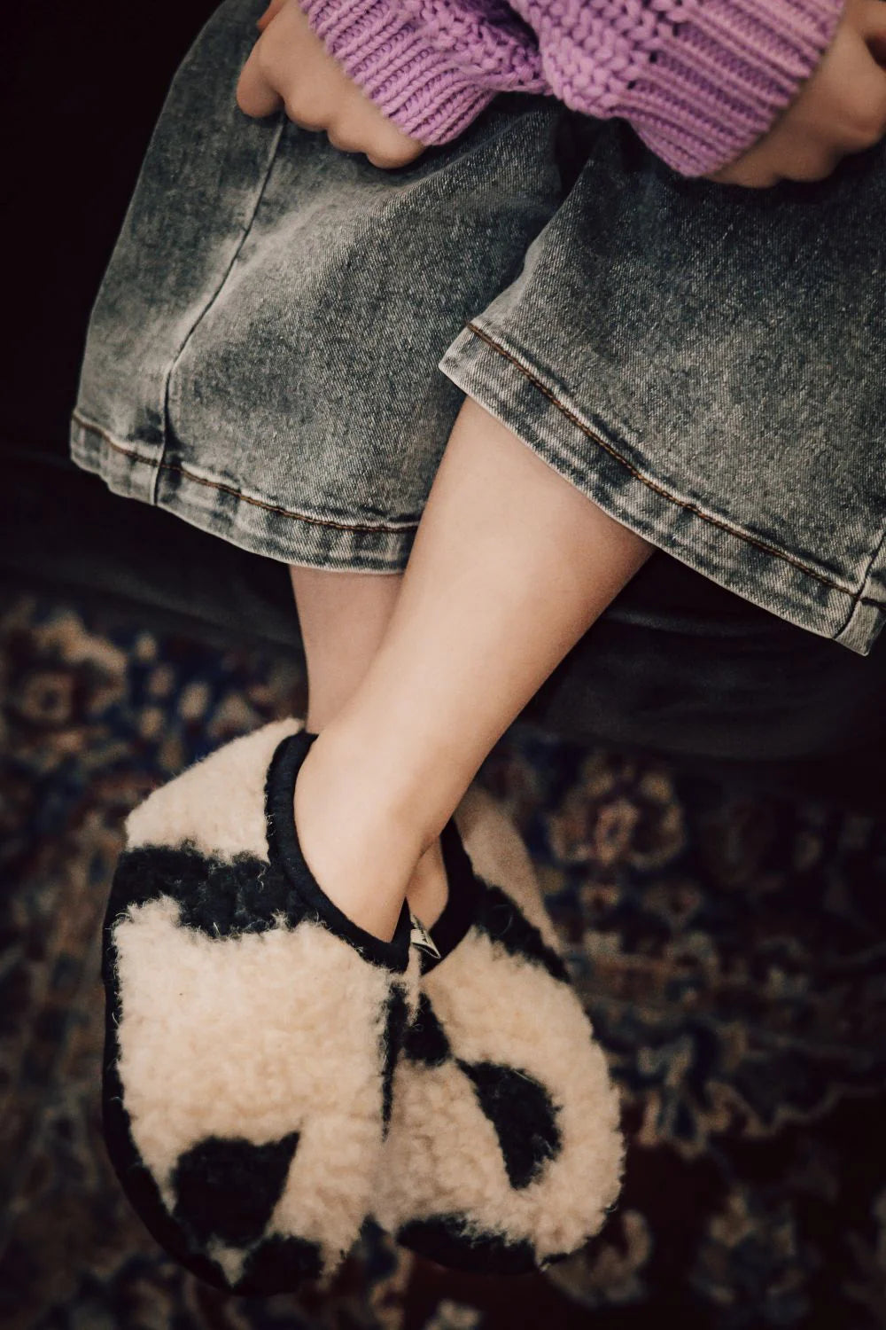 Wollen slofjes - Cloudet junior - Gepard - Alwero