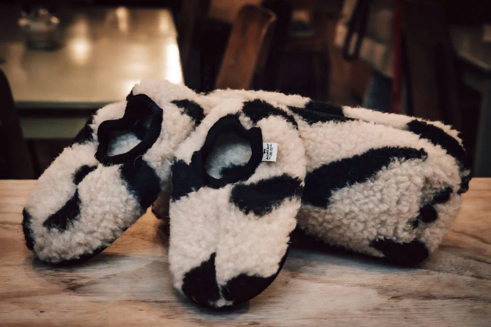 Wollen slofjes - Cloudet junior - Gepard - Alwero