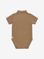 Korte Mouwen Polo Romper - Biologisch katoen - Tiger's Eye - En Fant - voorkant - afbeelding 3