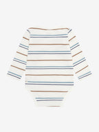 Romper lange mouw - Biologisch katoen - Egret/Gestreept - Body LS Stripe - En Fant - voorkant - afbeelding 3
