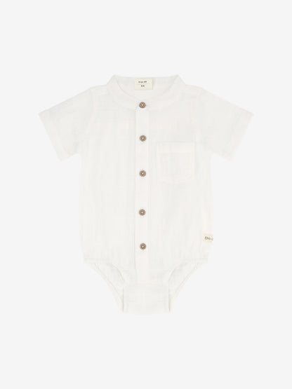 Kurzarmbody - Bio-Baumwoll-Musselin - Body Shirt SS - En Fant