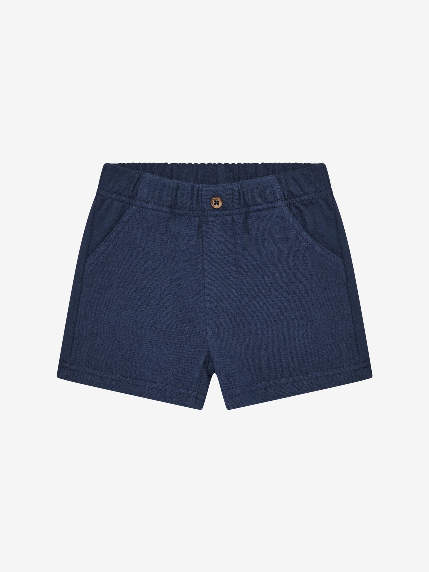 Kurze Hose - Baumwoll-Musselin & Sweat - Medieval Blue - Shorts Muslin - En Fant