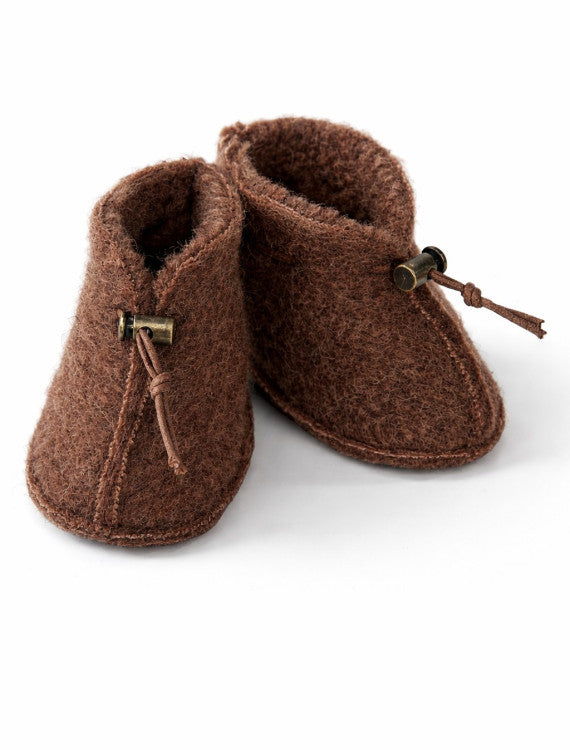 Babyslofjes Emo Choco Martini – 100% wol – Alwero