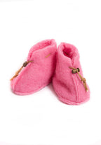 Emo Babyslofjes – Bubble Gum – Wollen babyslofjes – 100% wol – Alwero
