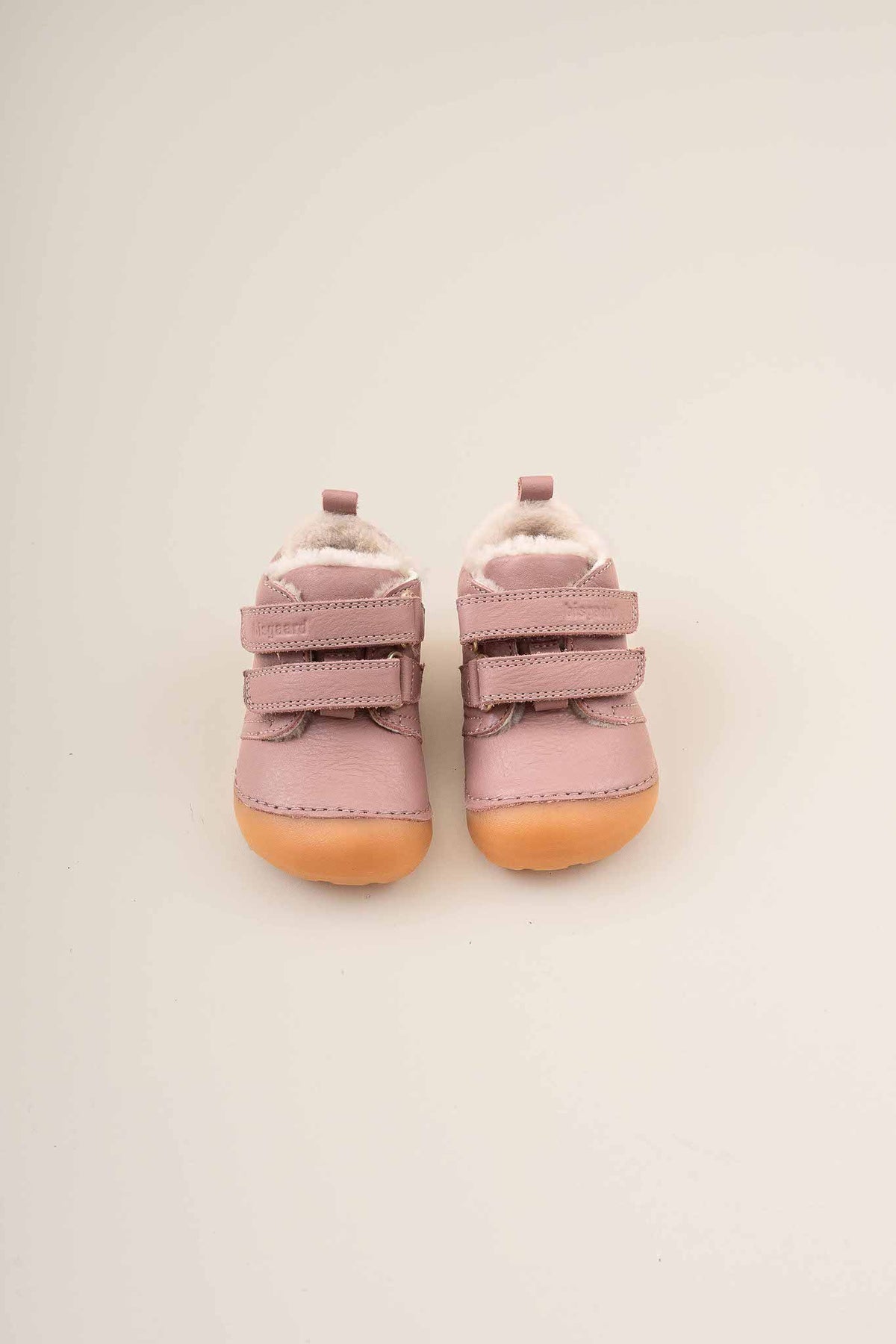 Barefoot Carter Lamb – Rose – Lamswol gevoerd – Eerste loopschoen – Bisgaard