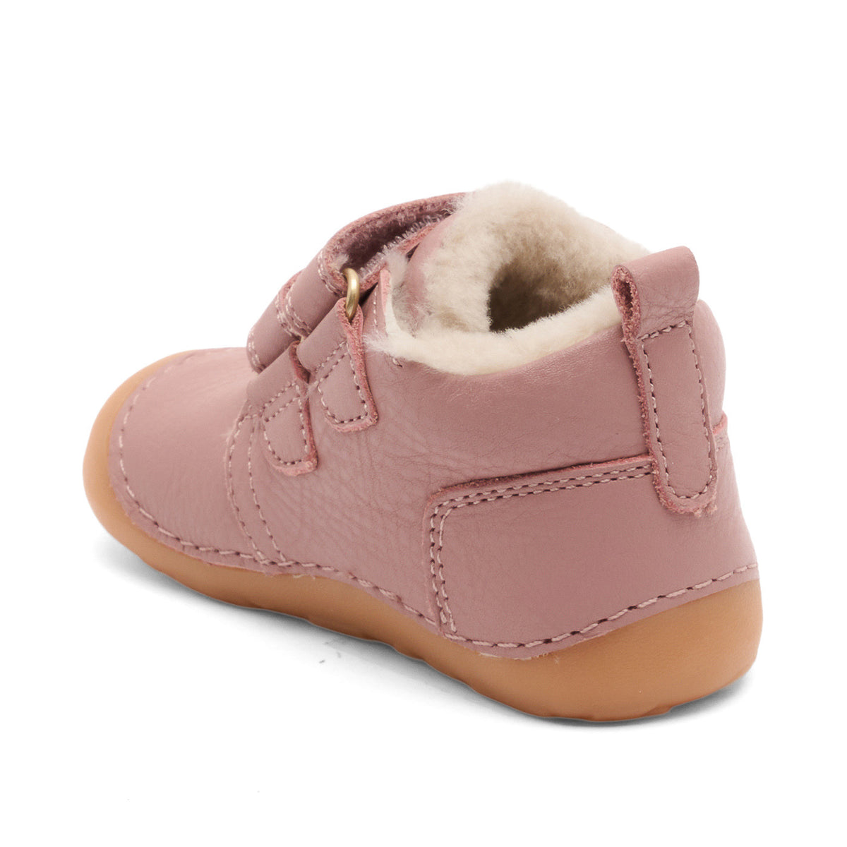 Barefoot Carter Lamb – Rose – Lamswol gevoerd – Eerste loopschoen – Bisgaard