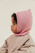 Balaclava Eddy - 100 % extrafeine italienische Merinowolle - HVID