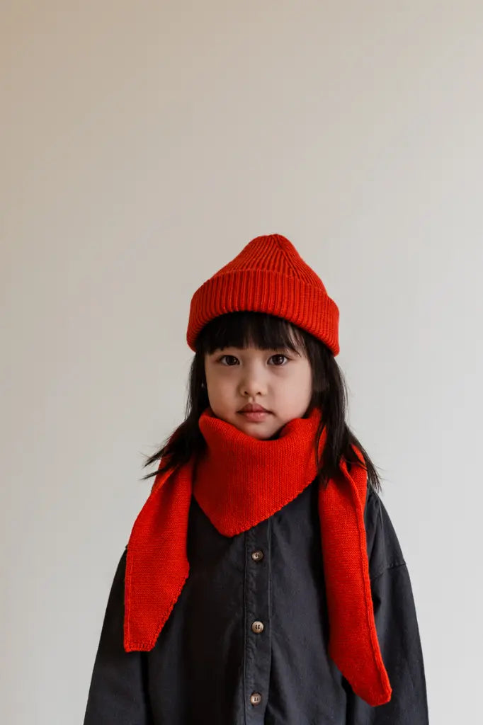 Beanie Fonzie Kids - 100% extra fine Italian merino wool - HVID