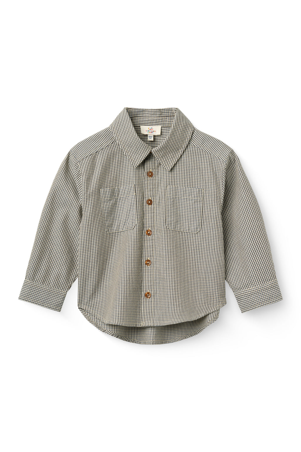 Kariertes Hemd/Bluse - Endless Sky/Brown Check Comb - 100% Bio-Baumwolle - Copenhagen Colors
