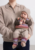 Handgebreide alpaca sokken - Azusa Multicolour Girl – 100% alpaca – MarMar Copenhagen