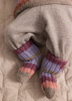 Handgebreide alpaca sokken - Azusa Multicolour Girl – 100% alpaca – MarMar Copenhagen