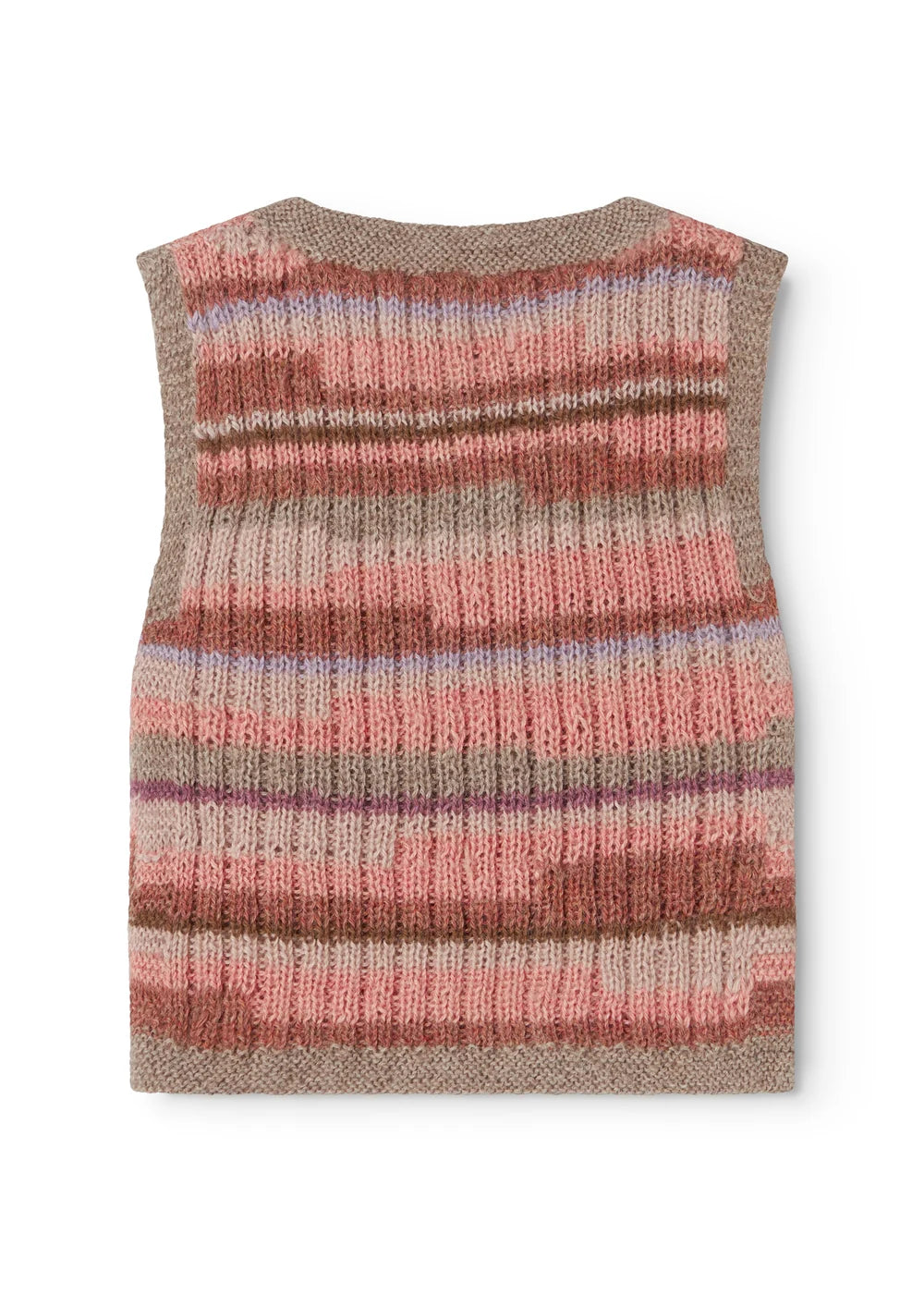 Handgebreide spencer - Talvar Multicolour Girl – 100% alpaca – MarMar Copenhagen